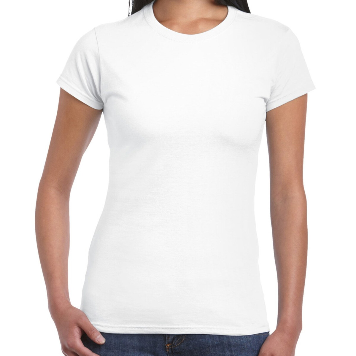 Women's 'Gildan' Slim T-Shirt Front